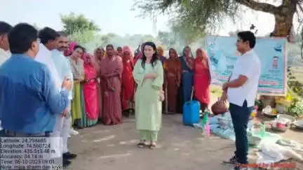 चित्तौड़गढ़: चिकसी में वंदे गंगा जल संरक्षण अभियान के तहत आयोजित हुआ ब्लॉक स्तरीय कार्यक्रम, उपखंड अधिकारी रहे मौजूद