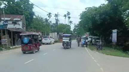 কৈলাশহর: কৈলাশহর থানার সামনে স্পেশাল দ্বিচক্র যান অভিযান পুলিশের, নেতৃত্বে SI