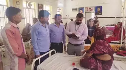 बेगुं: बेगू नगर के सूलीमंगरा में उल्टी-दस्त के मरीज बढ़े, बेगू उप जिला स्वास्थ्य केंद्र में कराया गया भर्ती