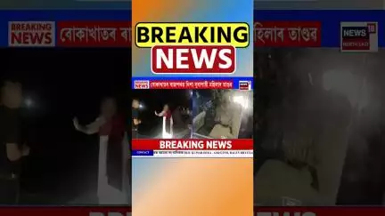Bokakhat ৰ ৰাজপথত নিশা সুৰাপায়ী মহিলাৰ তাণ্ডৱ | Assamese News #shorts 10/06/25