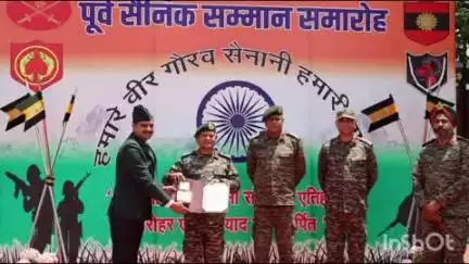 पुरोला: पुरोला के पूर्व सैनिक राजेश सेमवाल भारती को चीफ ऑफ द आर्मी स्टाफ अवार्ड्स से किया गया सम्मानित