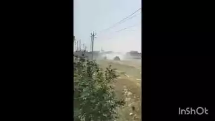घिरोर: ग्राम गोधना में स्थित सरसों की तूड़ी से गट्टा बनाने वाली फैक्ट्री में शॉर्ट सर्किट से लगी आग