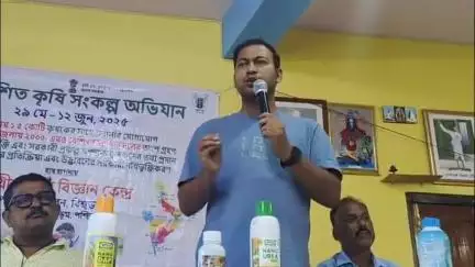 ময়ূরেশ্বর ১: শপথ বাক্য পাঠ করে মল্লারপুরে কৃষি কাজে নতুন ভিসা দেখালো কৃষি আধিকারিকরা