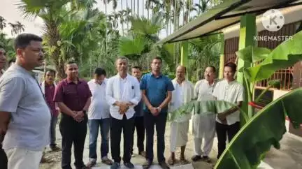 ডুমডুমা: বৰমেছাই গাঁৱত ঐতিহ্য ভৱনৰ উদ্বোধন, উপস্থিত মৰাণ স্বায়ত্ব শাসিত পৰিষদৰ মুখ্য কাৰ্যবাহী বিষয়া অৰুণ জ্যোতি মৰাণ