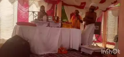 महवा: ठेकड़ा के मीन भगवान मंदिर पर कंस वध की कथा सुनाई गई