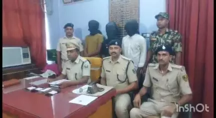 वारिसलीगंज: वारिसलीगंज पुलिस ने लूटी गई बाइक के साथ तीन सड़क लुटेरों को किया गिरफ्तार