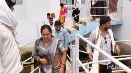 त्योंथर: नगर परिषद त्यौंथर में आरो प्लांट का नगर परिषद अध्यक्ष ने किया निरीक्षण, दिए निर्देश