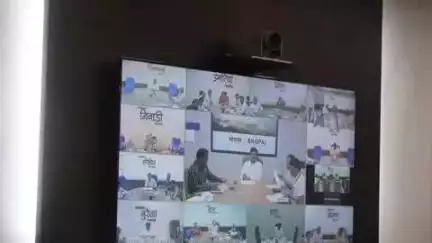 कोटर: मुख्य निर्वाचन अधिकारी सुखबीर सिंह ने वीडियो कॉन्फ्रेंसिंग की