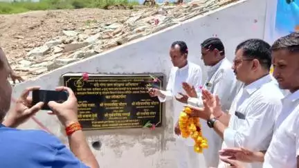 टाटगढ़: जल संरक्षण की दिशा में बड़ी पहल, पालड़ी गांव में एनीकट का लोकार्पण महिला समूहों और युवाओं की उपस्थिति में