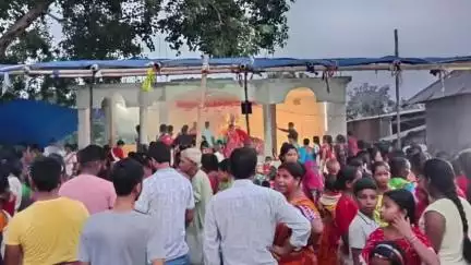 তপন: কসবা বাটোরে অনুষ্ঠিত হল মাতা শীতলি দেবীর পূজা ও মেলা