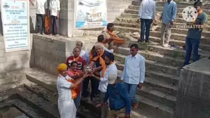 भूपालसागर: भूपालसागर में वंदे गंगा जल अभियान के तहत श्रमदान, पौधारोपण और जनसंवाद का सफल आयोजन, प्रधान और अधिकारी रहे उपस्थित