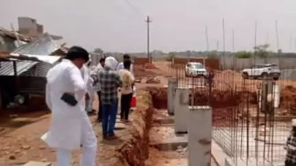 गुनौर: नगर परिषद गुनौर के निर्माणाधीन वाटर फ़िल्टर प्लांट का सागर आरई ने किया निरीक्षण