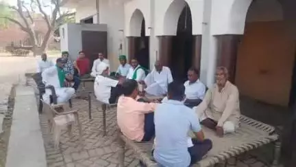 बुढ़ाना: बुढाना तहसील के गांव कमरुद्दीन नगर में किसान मजदूर संगठन की मीटिंग, नए लोगों को संगठन से जोड़ा गया