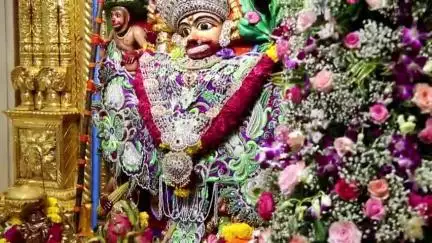 પૂનમ નિમિત્તે સાળંગપુર શ્રીકષ્ટભંજન દેવને મિક્સ ફુલોનો શણગાર સાથે ડ્રેગનફ્રુટનો અન્નકૂટ ધરાવાયો