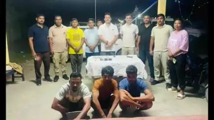 কোকৰাঝাৰ ভাগ: গোসাঁইগাঁৱত তিনি গভাইত চোৰক  গ্ৰেপ্তাৰ  অসম আৰক্ষীৰ