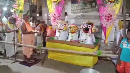 ক্যানিং ১: মৌখালিতে হল জগন্নাথ দেবের স্নানযাত্রা