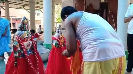 ফালাকাটা: জগন্নাথ দেবের স্নানযাত্রা জাঁকজমকপূর্ণ ভাবে পালিত হল ফালাকাটা ব্লকের জটেশ্বরে