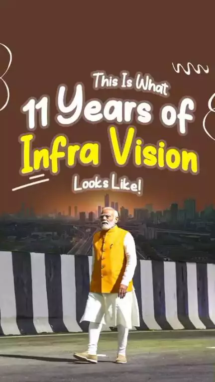 Turn up the volume — India’s infra game is on fire!

Watch the 4K transformation of a nation on the move.