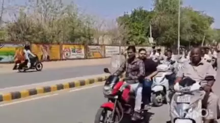 फलौदी: जैन समाज के संत की हत्या के विरोध में समाज ने निकाली रैली, जताया विरोध