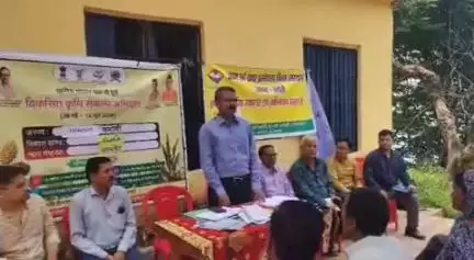 नंदप्रयाग: खन्नी में विकसित कृषि संकल्प अभियान के तहत बैठक का आयोजन किया गया