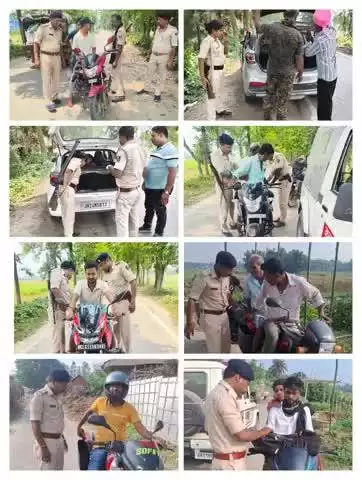 कटिहार जिलान्तर्गत आमजनों की सुरक्षा एवं अपराध नियंत्रण हेतु पूरे जिले में विशेष वाहन चेकिंग/रोको टोको अभियान जारी......
