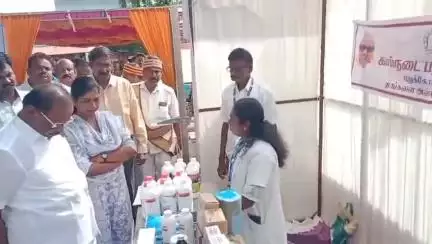 திருமயம்: மக்கள் தொடர்பு முகாமில் பங்கேற்றார் அமைச்சர் ரகுபதி ராயவரத்தில் நடைபெற்ற நிகழ்வில் 96.63 லட்சம் நலத்திட்ட உதவிகளை வழங்கினார்