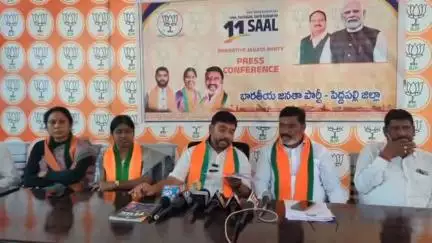 సిర్పూర్ టి: 11 ఏళ్ల మోడీజీ హయం, సేవ, సుపరిపాలన, గరీబ్ కళ్యాణ్ కే అంకితం, ఎమ్మెల్యే డాక్టర్ పాల్వాయి హరీష్ బాబు