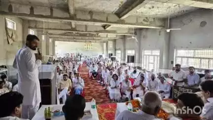 बवानी खेड़ा: कांग्रेस के संगठन सृजन अभियान के तहत बवानीखेड़ा में कार्यकर्ताओं की बैठक आयोजित
