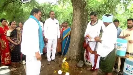 కూసుమంచి: మంచుకొండ గ్రామంలో ఘనంగా ఏరువాక పౌర్ణమి వేడుకలు