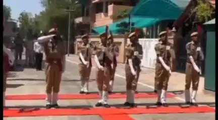 जोधपुर: सर्वोच्च न्यायालय के न्यायाधिपति जस्टिस विजय बिश्नोई पहुंचे जोधपुर, पावटा पोलो में दिया गया गार्ड ऑफ ऑनर