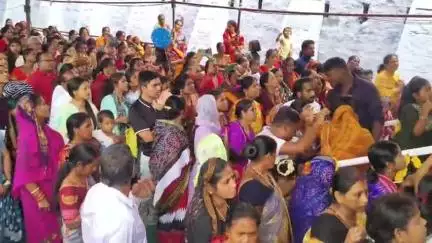 କୋରାପୁଟ ସହର: ଶାବର ଶ୍ରୀକ୍ଷେତ୍ର ଜଗନ୍ନାଥ ମନ୍ଦିର ସ୍ନାନ ମଣ୍ଡପରେ ଚତୁର୍ଦ୍ଧାମୂର୍ତ୍ତିଙ୍କ ଦେବ ସ୍ନାନ କାର୍ଯ୍ୟକ୍ରମରେ ଯୋଗଦେଲେ ଜିଲ୍ଲାପାଳ