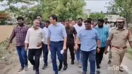 పూతలపట్టు: ఏ.గొల్లపల్లి వద్ద ఏరువాక పౌర్ణమి కార్యక్రమాన్ని ప్రారంభించిన జిల్లా కలెక్టర్ సుమిత్ కుమార్, ఎమ్మెల్యే మురళీమోహన్