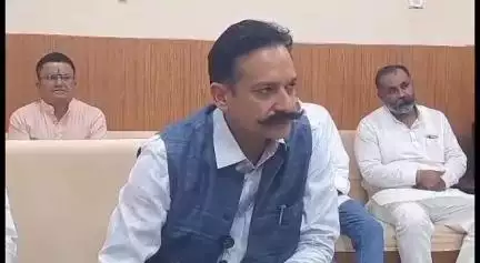 जोधपुर: राजस्थान राज्य कुश्ती संघ के अध्यक्ष बनने के बाद जोधपुर के सर्किट हाउस पहुंचे प्रदेश अध्यक्ष राजीव दत्ता