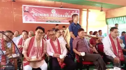 ডিফু: লাংফেৰত    বিজেপিৰ গণযোগদান কাৰ্যসূচীত শতাধিক লোকৰ বিজেপিত যোগদান