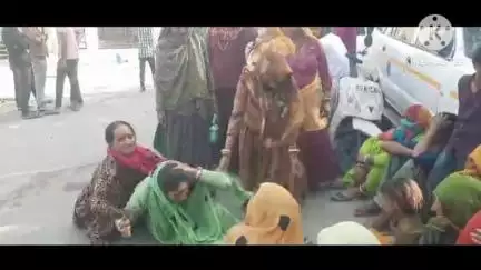 सीकर: सीकर हादसे में घायल व्यक्ति की मौत पर अस्पताल में हुआ हंगामा