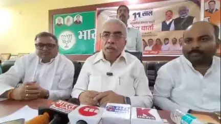 हमीरपुर: हमीरपुर के भाजपा कार्यालय में प्रधानमंत्री के 11 साल पूरे होने पर 'सेवा, सुशासन, गरीब कल्याण' कार्यक्रम आयोजित