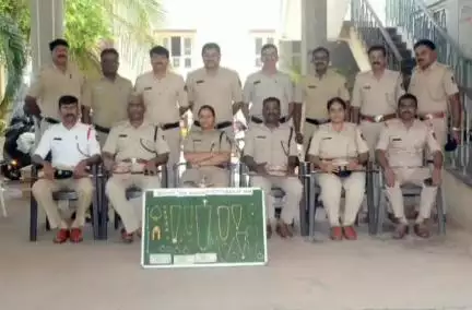 ದಾವಣಗೆರೆ: ವಿದ್ಯಾನಗರದಲ್ಲಿ ಮನೆಗಳ್ಳತನ, ಆರೋಪಿ ಬಂಧನ, 33.24 ಲಕ್ಷ ರೂ ಮೌಲ್ಯದ ಆಭರಣಗಳ ವಶ