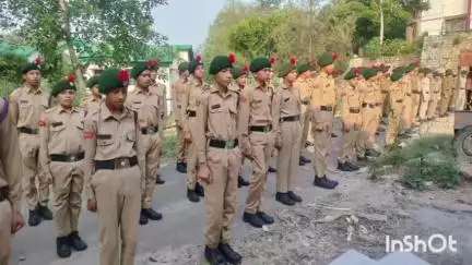 हमीरपुर: जवाहर नवोदय विद्यालय में वार्षिक प्रशिक्षण शिविर में जूनियर डिवीजन ड्रिल प्रतियोगिता में कैडेट सक्षम कलसी ने प्रथम स्थान हासिल किया