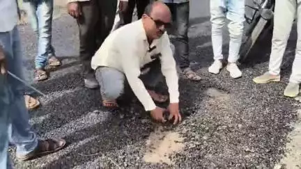 बुलढाणा: रुईखेड टेकाळे ते वरवंड रस्त्याचे काम निकृष्ट, हातानेच उखडल्या जात आहे डांबरी रस्ता #jansamasya
