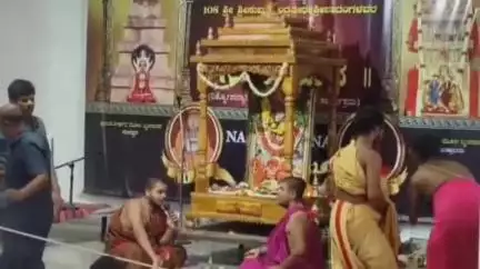 మంత్రాలయం: శ్రీ గురు రాఘవేంద్ర స్వామి మఠంలో పౌర్ణమి పురస్కరించుకుని సామూహిక సత్యనారాయణ పూజలు