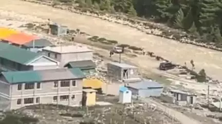 सांगला: किन्नौर के छितकुल समीप बासपा नदी का जलस्तर बढ़ा, पर्यटकों के लिए बना खतरा
