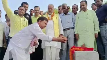 बेन: अकौना पंचायत में कई योजनाओं का उद्घाटन, ग्रामीण विकास मंत्री श्रवण कुमार ने किया
