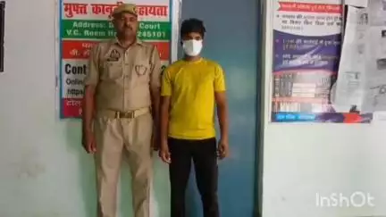 हापुड़: गांव पटना मोड़ के पास पुलिस ने महिला से दुष्कर्म के मामले में फरार एक अभियुक्त को किया गिरफ्तार