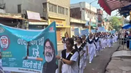 चाईबासा: सदर अस्पताल से मादक पदार्थों के विरुद्ध जागरूकता रैली निकाली गई