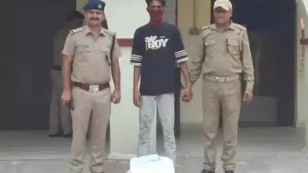 भगवानपुर: खानपुर गांव के पास पुलिस ने दुकान का ताला तोड़कर सामान चोरी करने वाले चोर को किया गिरफ्तार