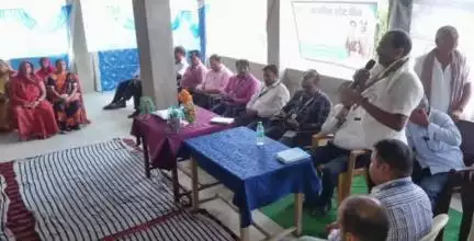परबत्ता: रामजानकी ठाकुरबाड़ी भरसो परिसर में एसबीआई शाखा के तत्वाधान में कृषि ऋण जागरूकता शिविर आयोजित