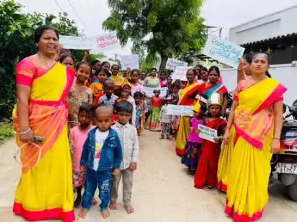 బూర్గంపహాడ్: అమ్మ మాట అంగన్వాడి బాట కార్యక్రమం సారపాక కండక్టర్స్ కాలనీ లో నిర్వహించారు