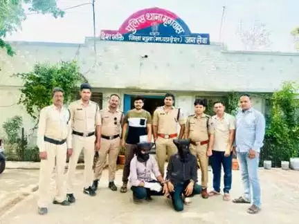 मृगवास थानांतर्गत ग्राम लंबाचक् मे हिंशक मारपीट के मामले मे फरार दो और आरोपी गिरफ्तार 6 आरोपी पहले से गिरफ़्तर थे