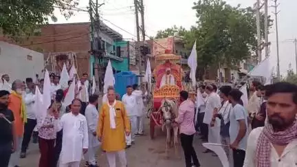 दतिया नगर: दतिया में संत कबीरदास की 627वीं जयंती धूमधाम से मनाई गई, अखिल भारतीय कोली कोरी समाज ने निकाला चल समारोह