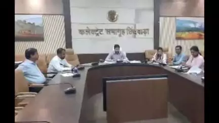 छिंदवाड़ा नगर: कलेक्टर कार्यालय के सभा कक्ष में बाढ़ आपदा प्रबंधन समिति की बैठक हुई